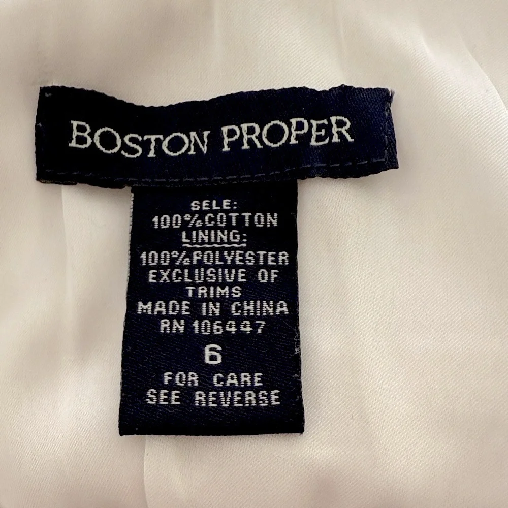 Boston Proper cream tweed boucle knit sheath dress classic - Picture 2 of 16